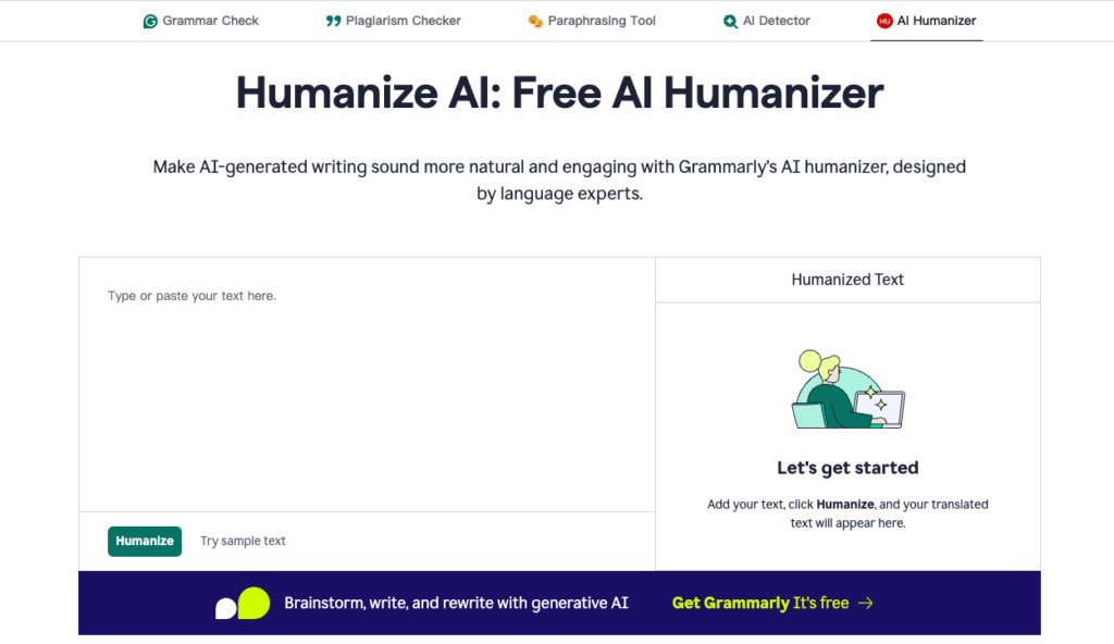 Tool 3: Grammarly: Polish Tone & Clarity to Better Humanize AI Content