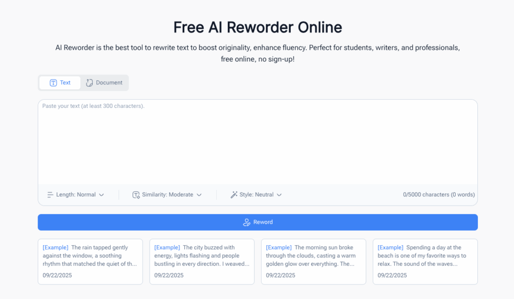 Tool 2: AIHumanizer: Multi-Mode Customization to How to Reword a Sentence Undetectably