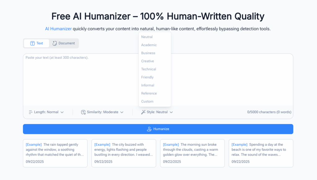 Tool 3: NoteGPT – AI Text to Human Text Tool for Students & Content Creators