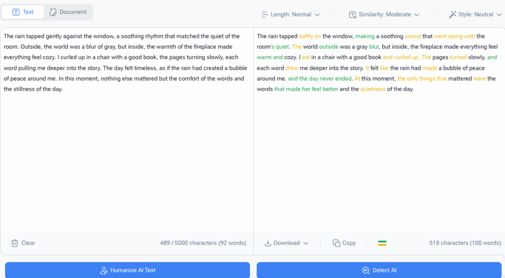 Tool 2: AIHumanizer: Multi-Mode Customization to How to Reword a Sentence Undetectably