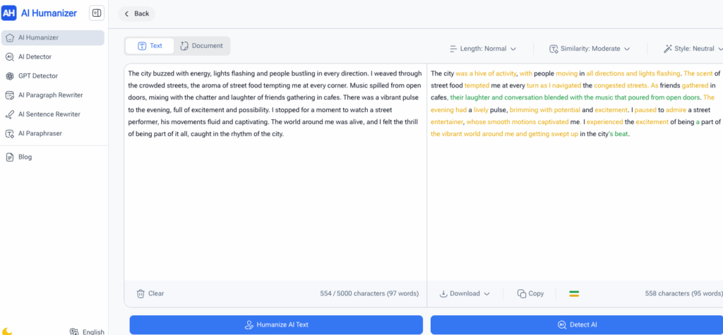 Tool 1: AI Humanizer: Free, Unlimited Edits to Humanize AI Content (No Sign-Up Needed)