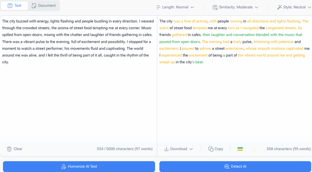 Tool 1: AIHumanizer – The Most Versatile AI Text Rewriter Free with Custom Styles