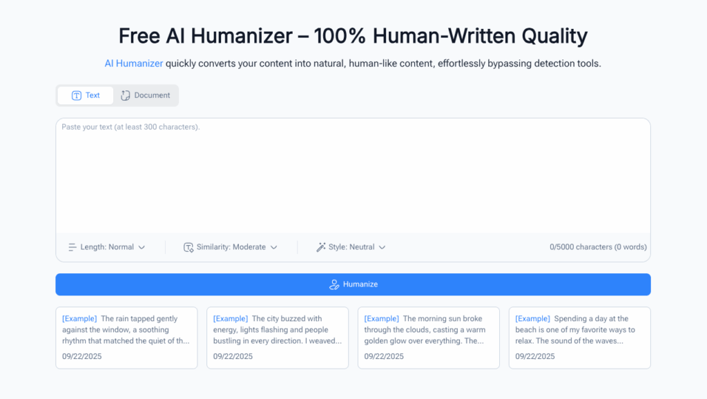Tool 3: NoteGPT – AI Text to Human Text Tool for Students & Content Creators