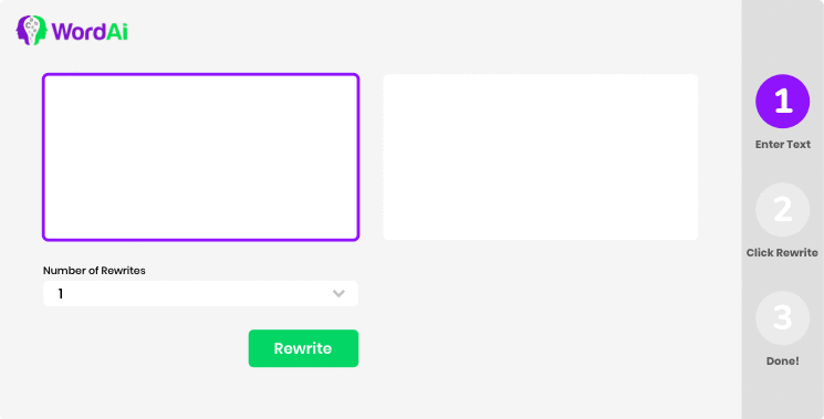 Tool 4: WordAi: Sentence Restructuring to How to Reword a Sentence Like Human Writing