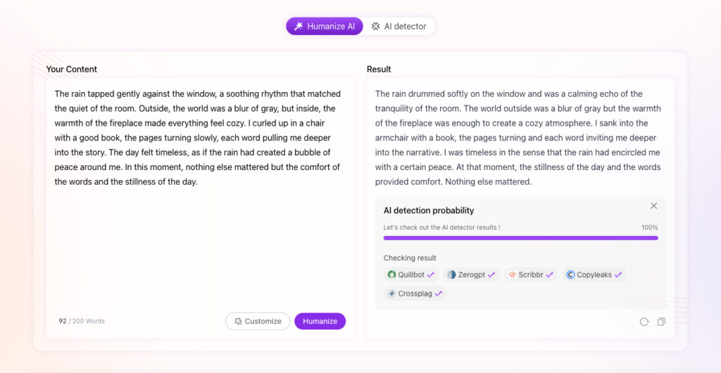 Tool 3: Humanize.im – Fast & Simple Free AI Text Humanizer for Blogs & Social Media
