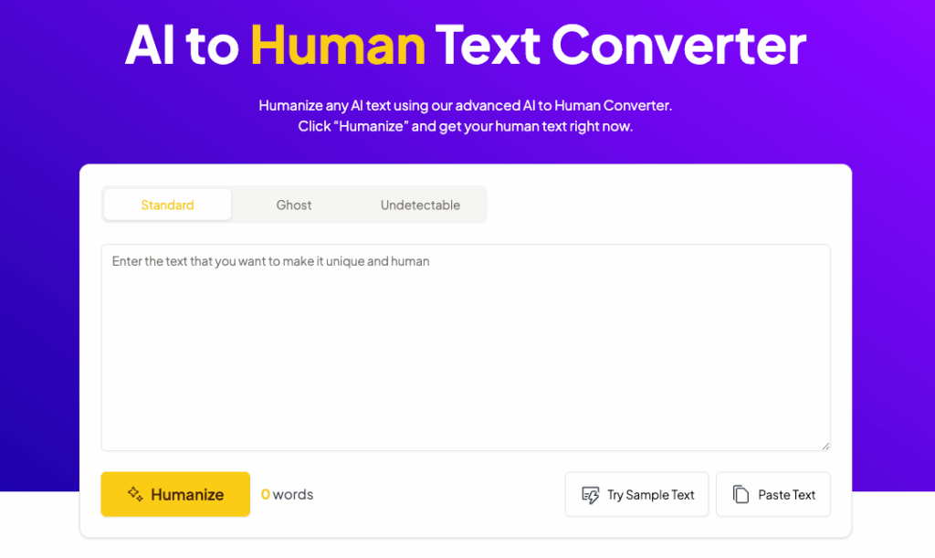 Tool 5: AItoHuman Free Converter – Reliable Best Free AI Humanizer Alternative