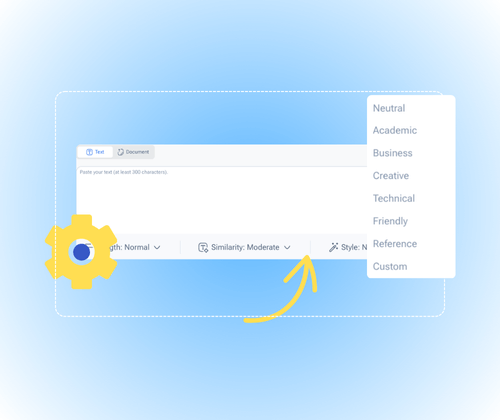 Step 2: Customize Your Rewriting Settings