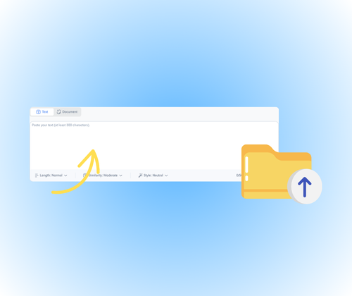 Step 1: Paste or Upload Your Content