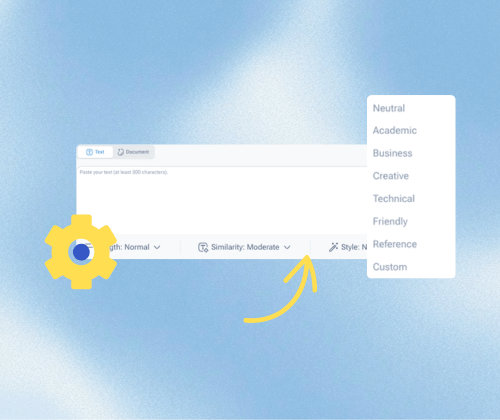Step 2: Adjust Rewriting Style