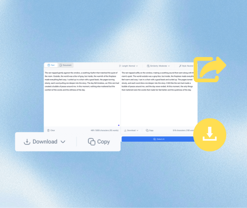 Step 3: Copy or Download the Rewritten Text